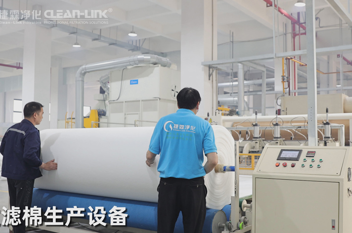 捷霖净化初效棉生产